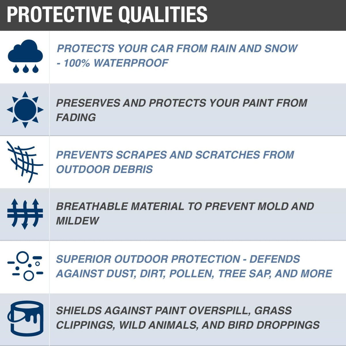 4 Layer Waterproof Car Cover N1638