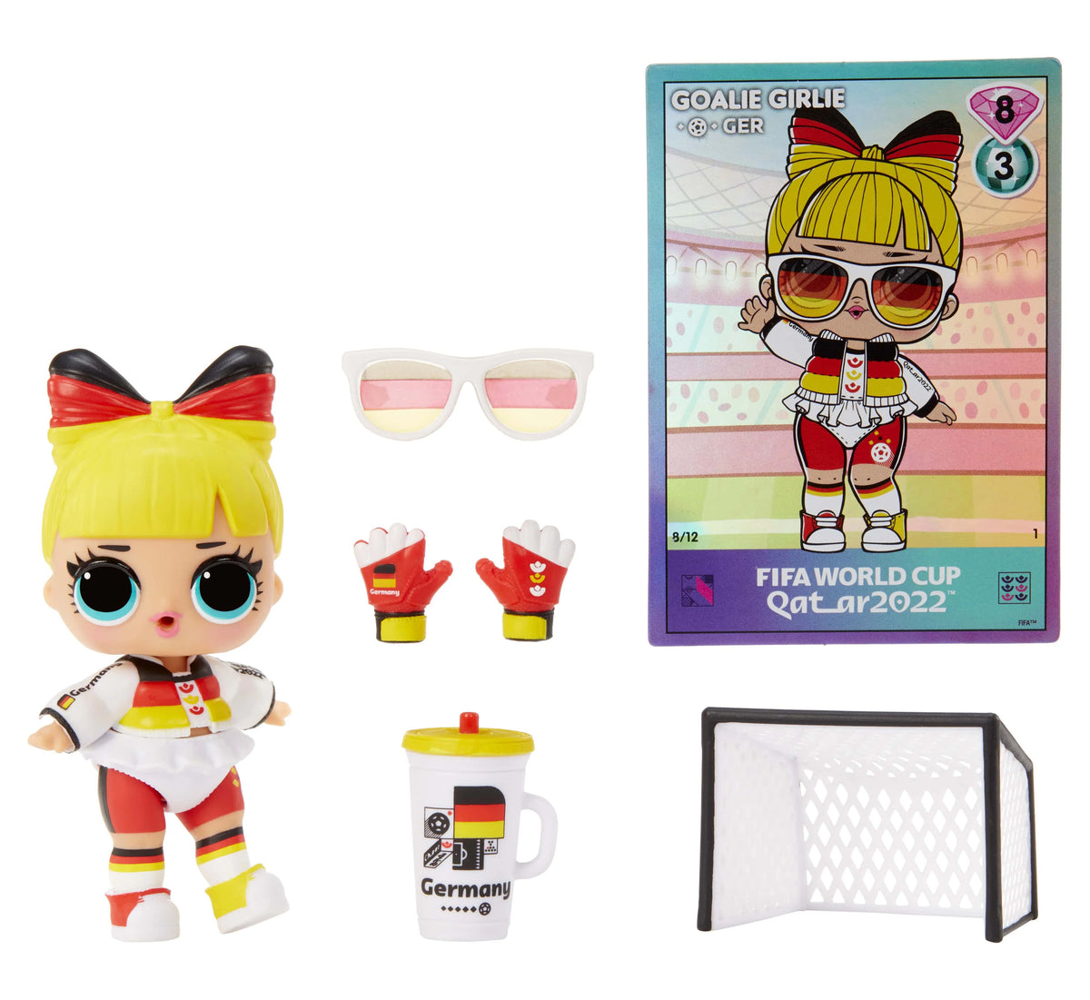 L.O.L. Surprise! X FIFA World Cup Qatar 2022 Dolls with 7 Surprises, Accessories, Limited Edition Collectible Soccer Themed Dolls O54287