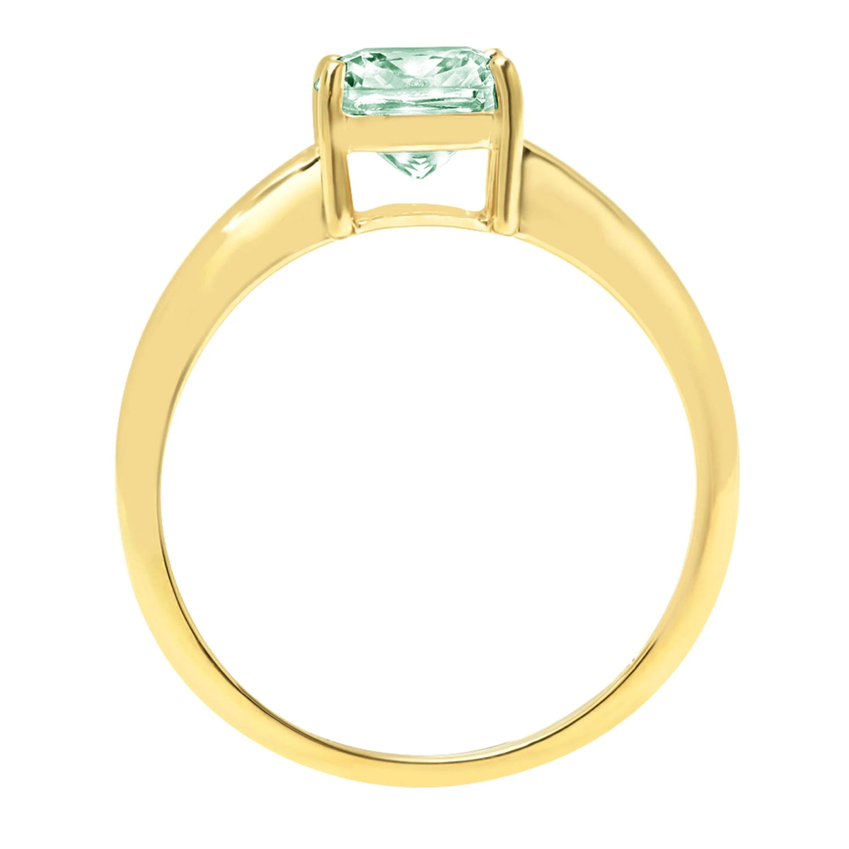 18k Yellow Gold Solitaire Ring R9055