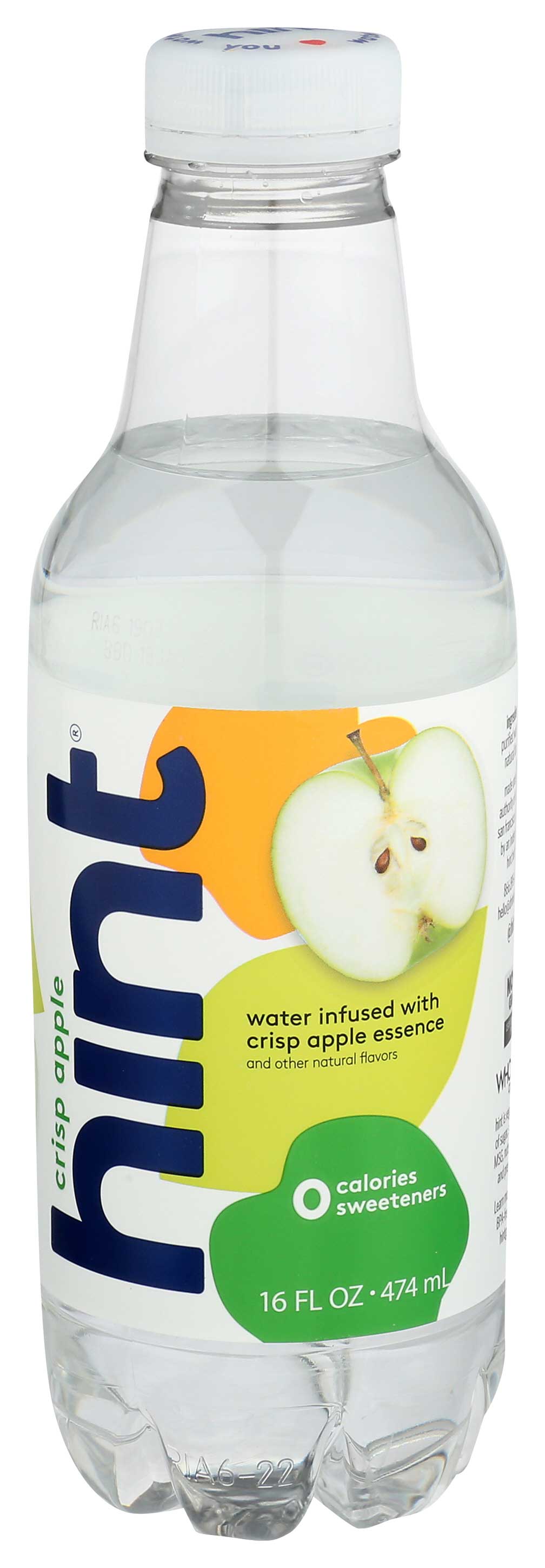 Crisp Apple Water, 16 Fluid Ounce, 12 per case W13966