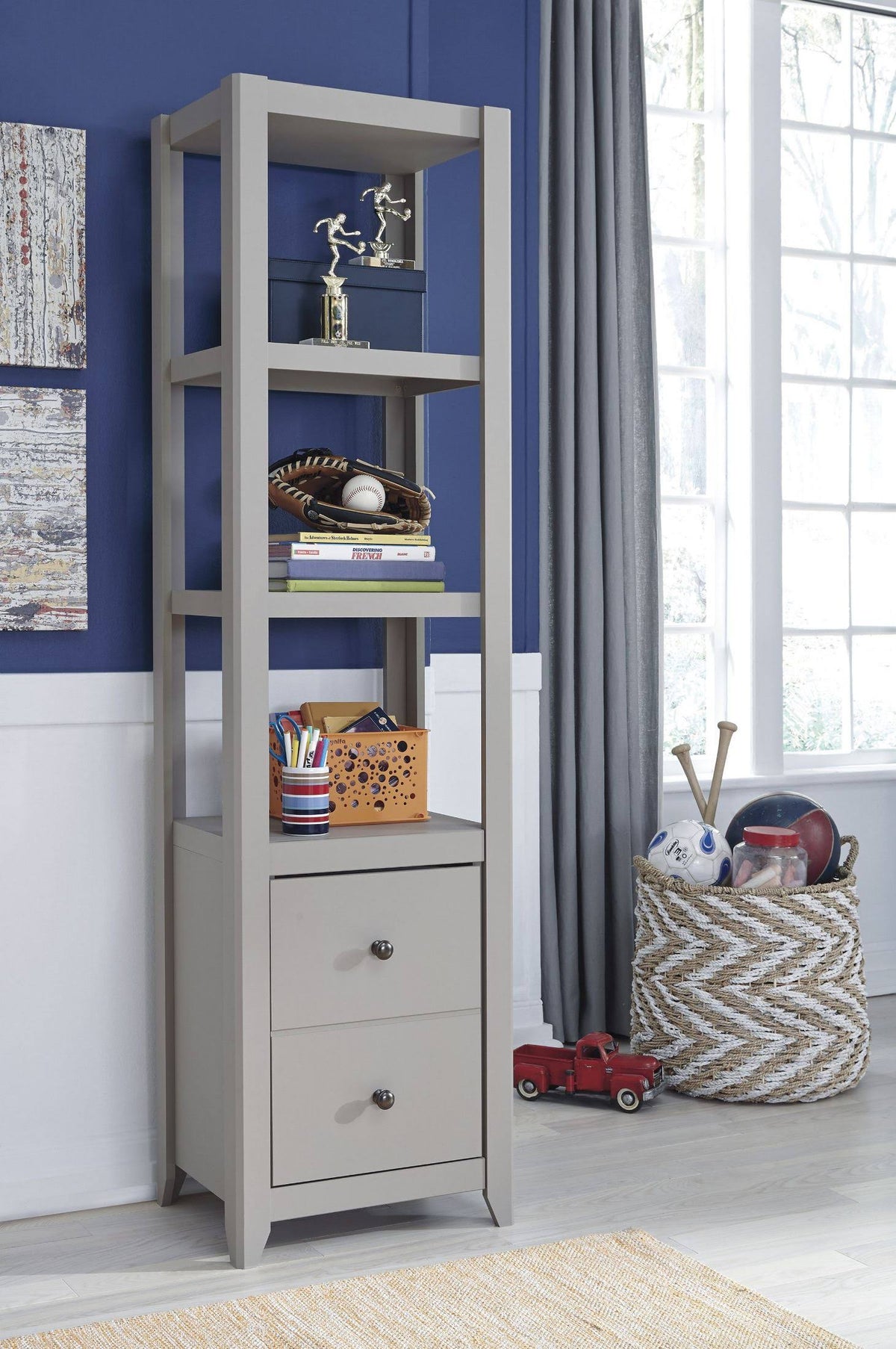 Gray Bookcase U96682