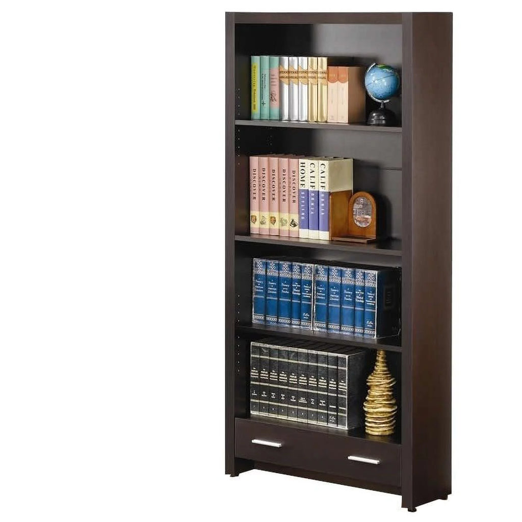 4 Piece Set with Desk Mobile File Cabinet Office Chair and Bookcase R9976
