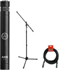 Condenser Microphone with Tripod Mic Stand and XLR Cable Kit Q636