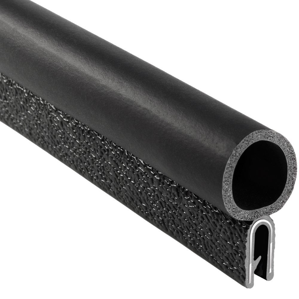 PVC Plastic Trim Seal with EPDM Rubber Seal, 25 ft Length P636385
