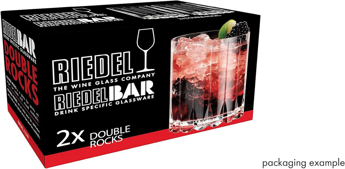 Double Rocks Glassware Pack Of 2 A255616