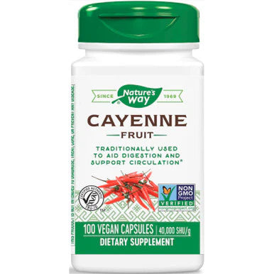 Cayenne Pepper 450mg 100 Capsules L926