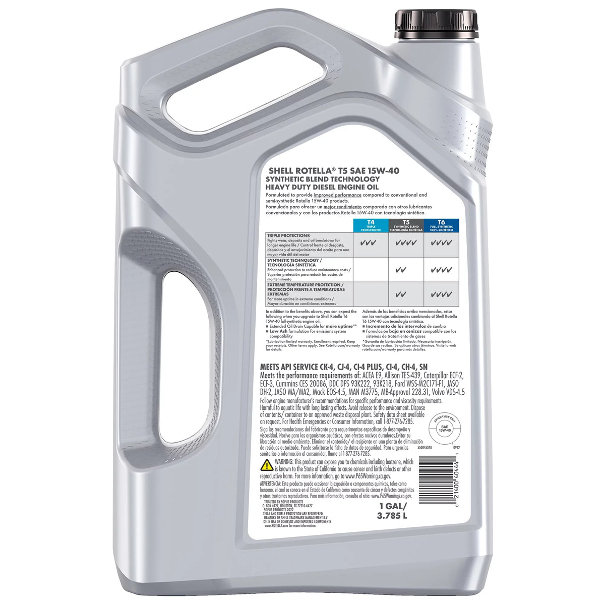 15W-40 Synthetic Blend Diesel Engine Oil M3476