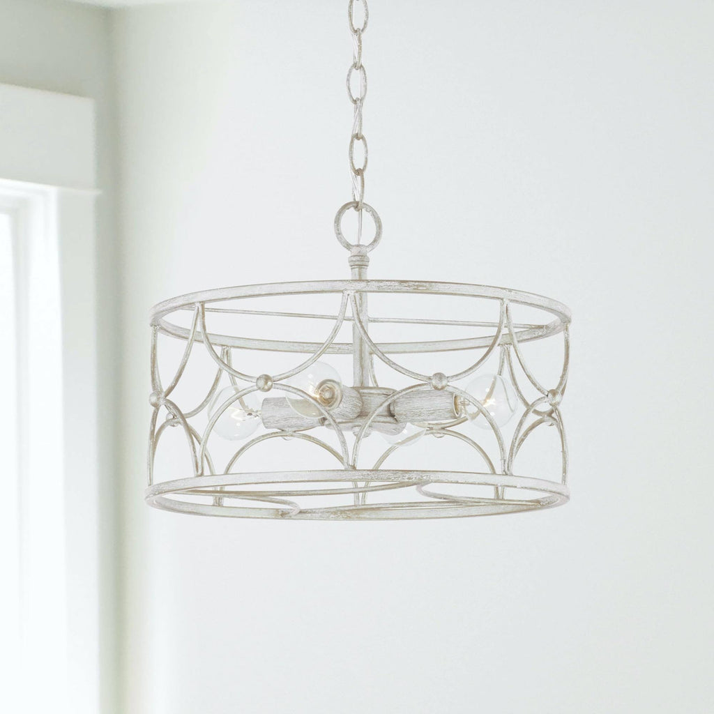 4 Light Semi Flush Mount C2101