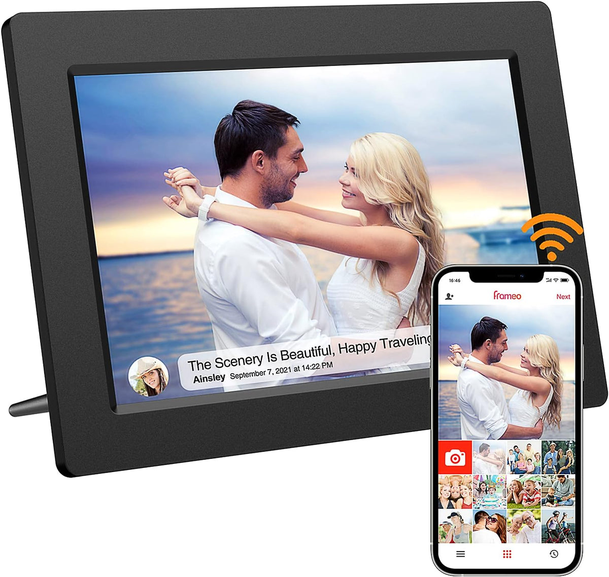 10.1 Inch WiFi Digital Photo Frame with IPS Touch Screen Y620581