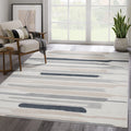 Cream Grey 6 x 9 Area Rug R92916