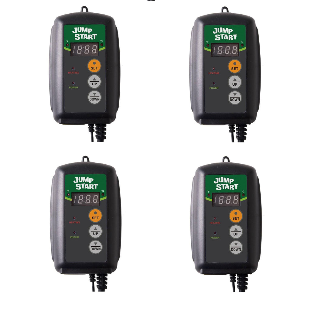 Hydroponic Seedling Heat Mat Digital Temperature Controller (4 Pack) L746378