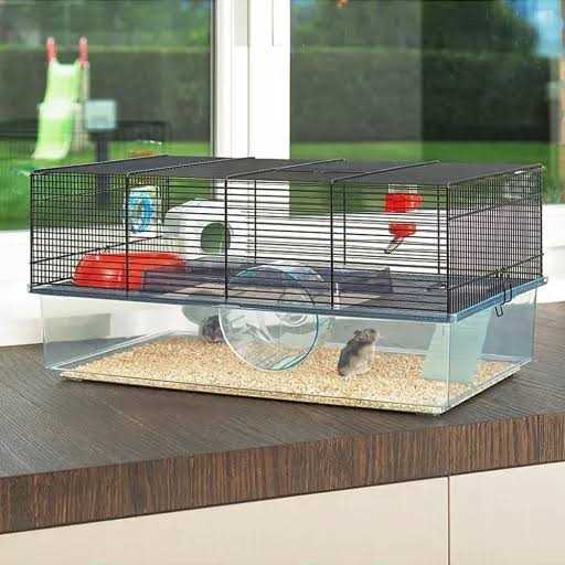 Large Hamster Cage with Water Bottle H565736