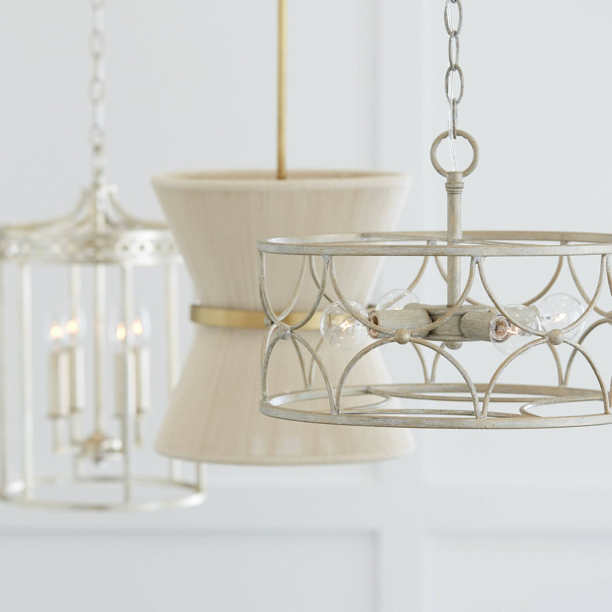 4 Light Semi Flush Mount C2101