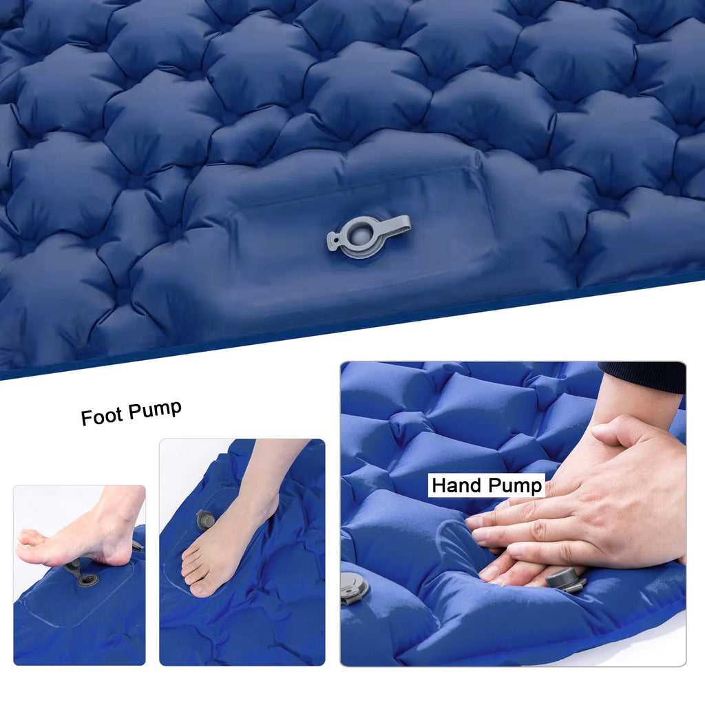 Lightweight Backpacking Sleeping Pad with Air Pillow J931