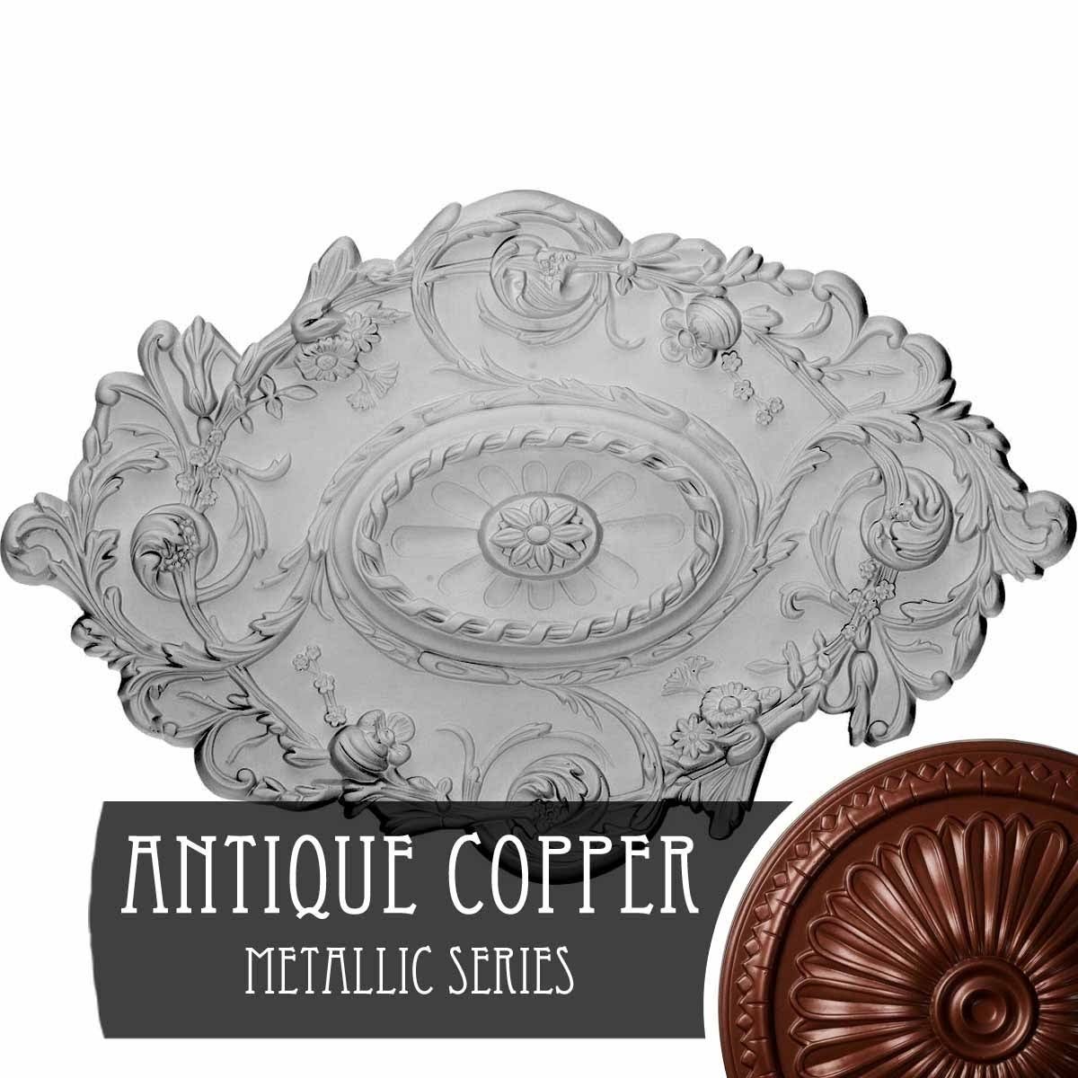 Walnut Ceiling Medallion N1037
