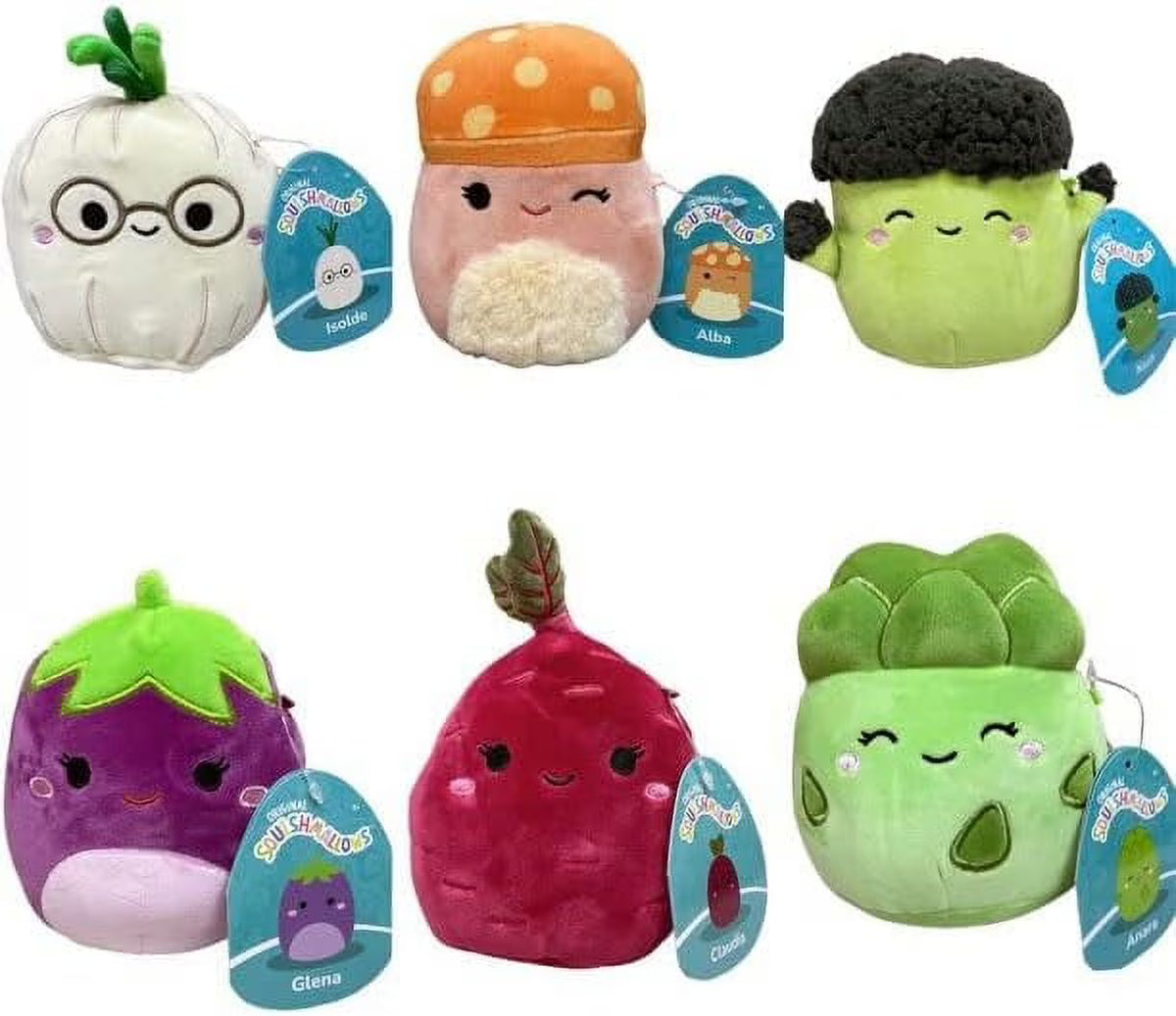 5" Mini Set of 6 Plush Toy V385044