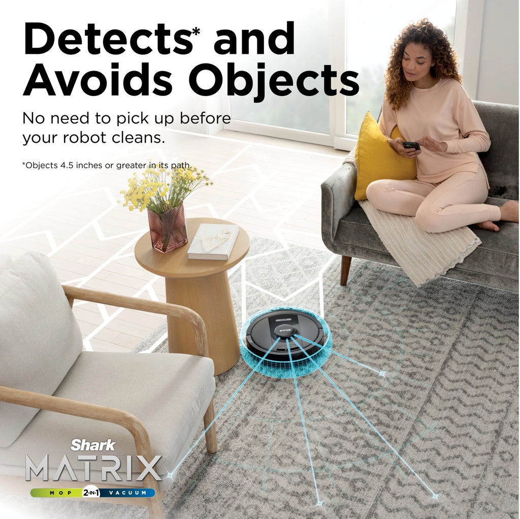 Bagless Robot Vacuum & Mop with Home Mapping F96075