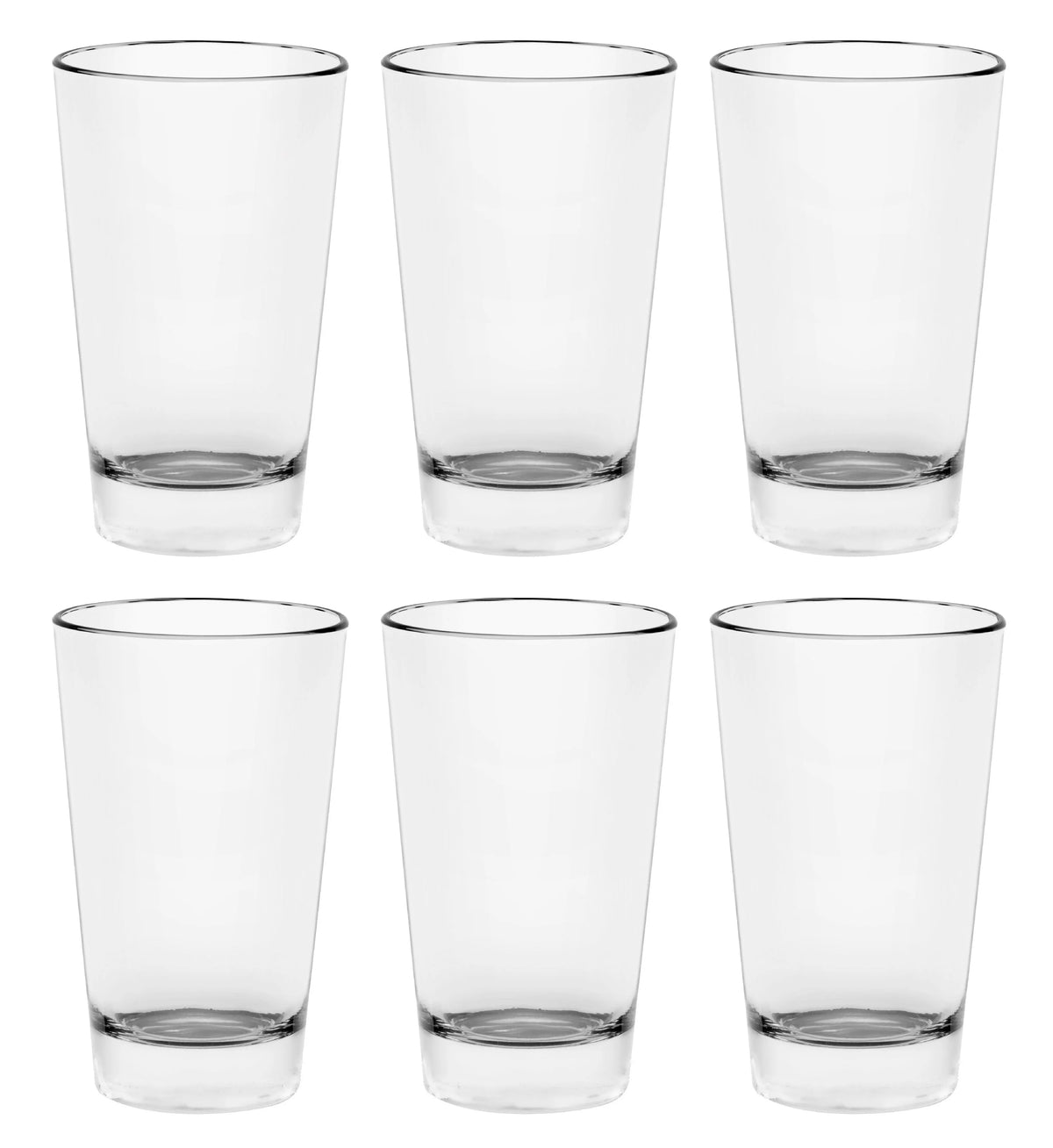 High Quality Glass Hiball 9oz Set of 6 M36998