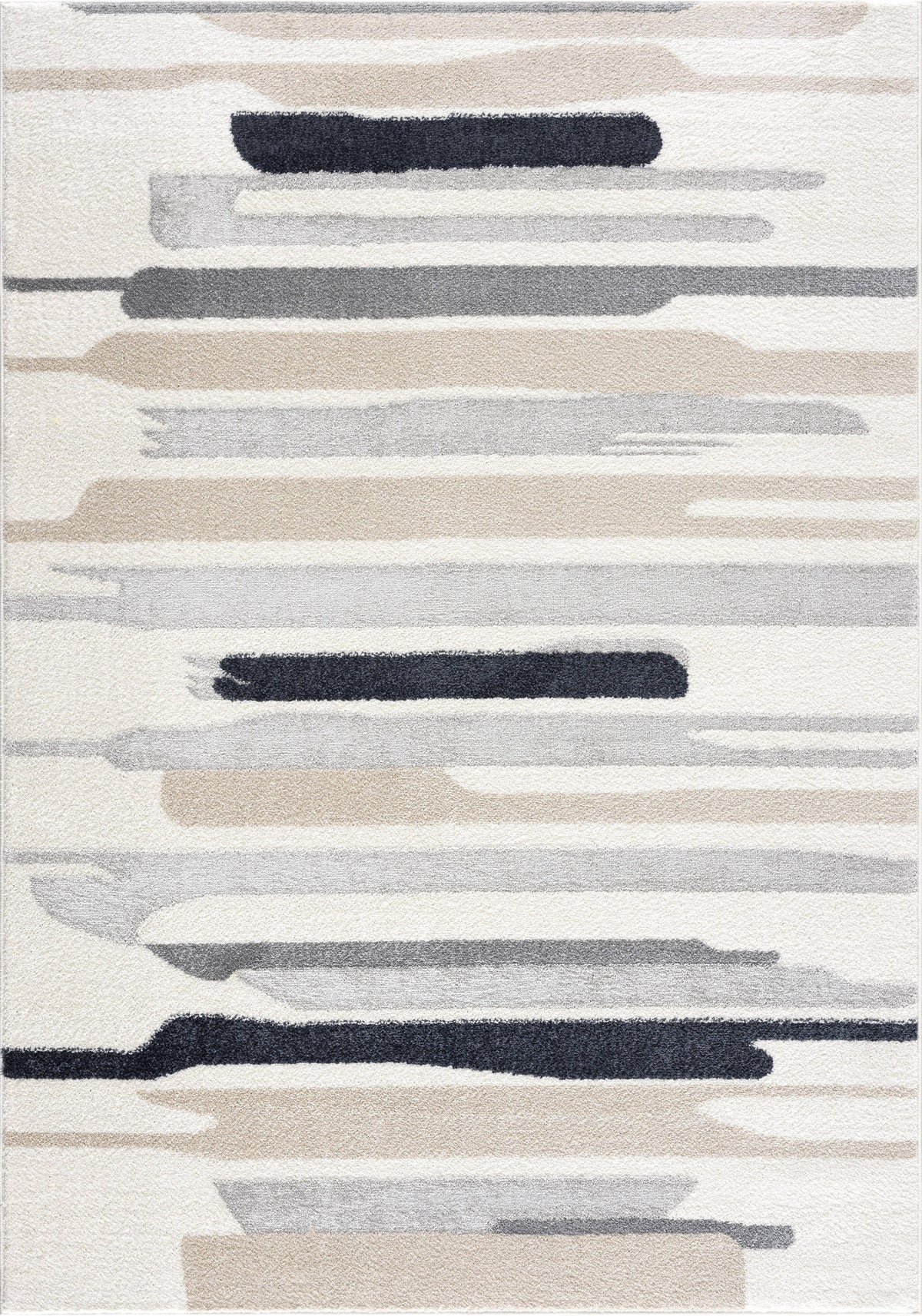 Cream Grey 6 x 9 Area Rug R92916