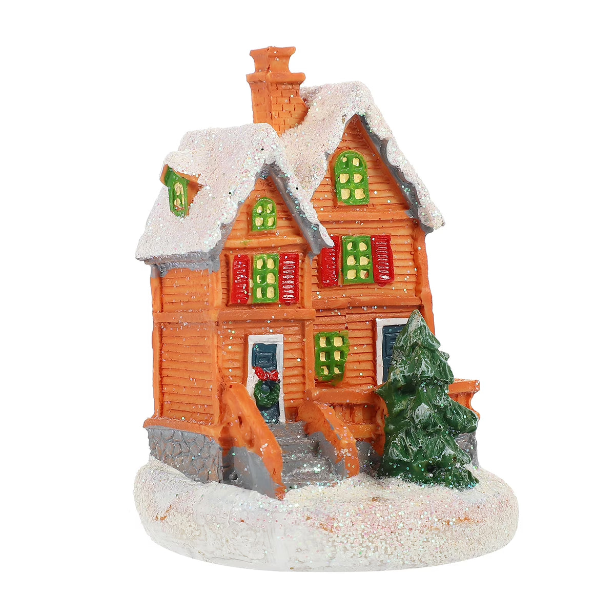 Tiny Miniature Xmas Lighted Decorations J5303