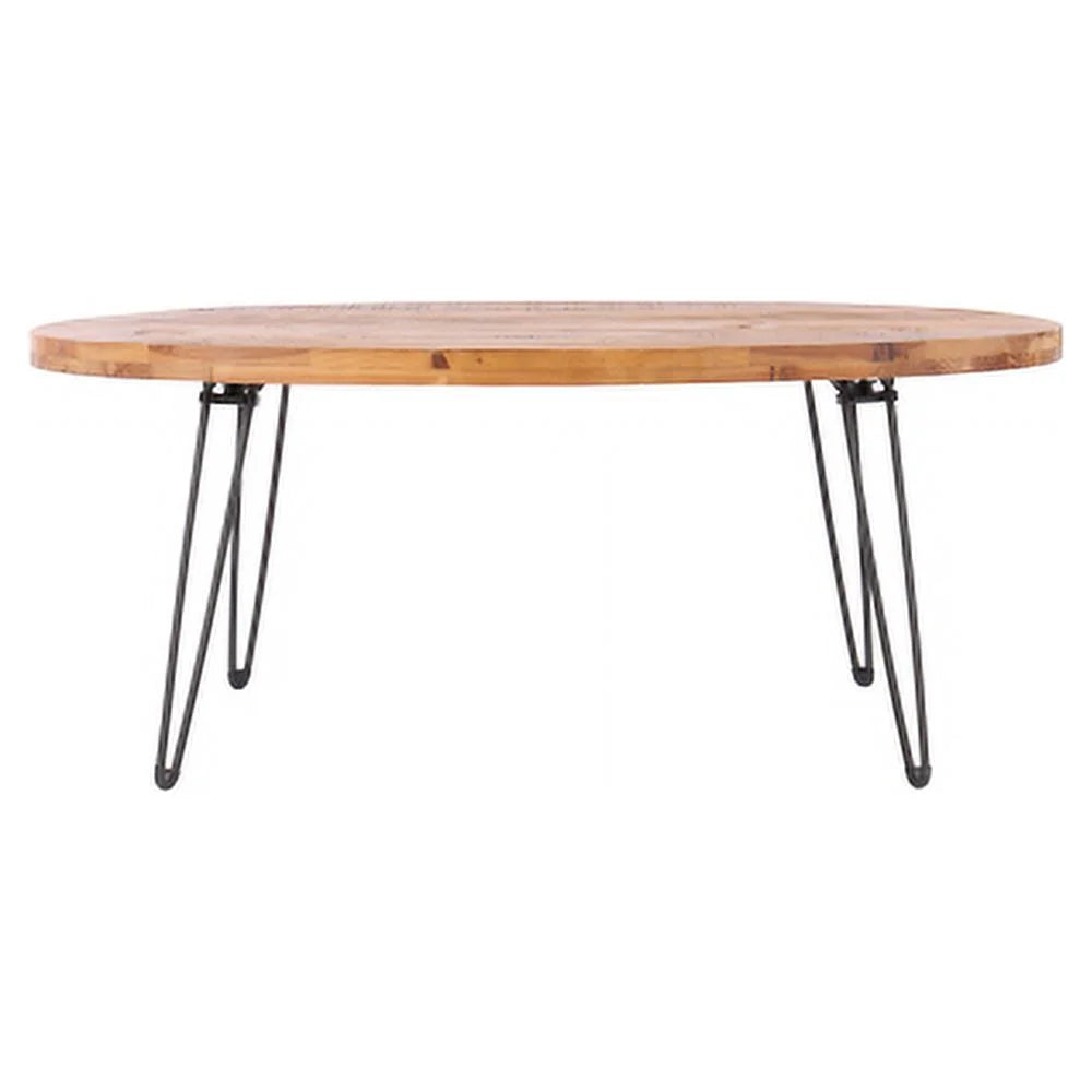 Reclaimed Wood Foldable Cocktail Table U1346