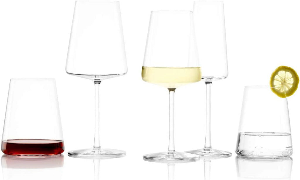 German Made Crystal Champagne Flute Glass Set Of 4 X8138
