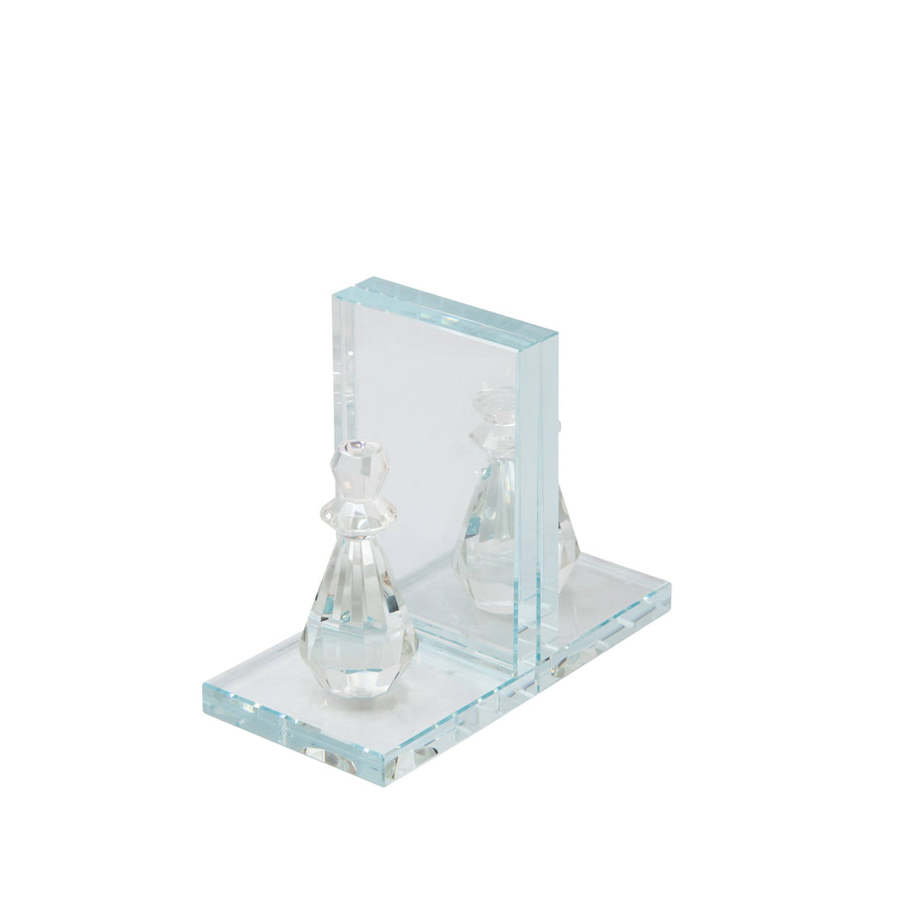 Crystal Chess Piece Bookends, Set of 2 Z486309