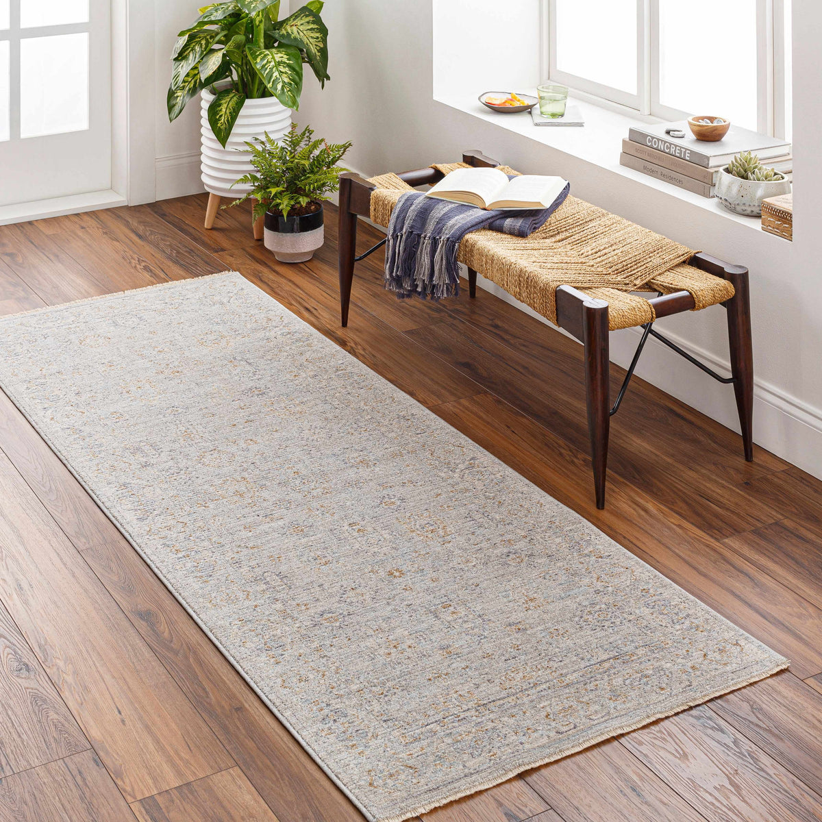 Gray Green 10' x 14' Area Rug I26526