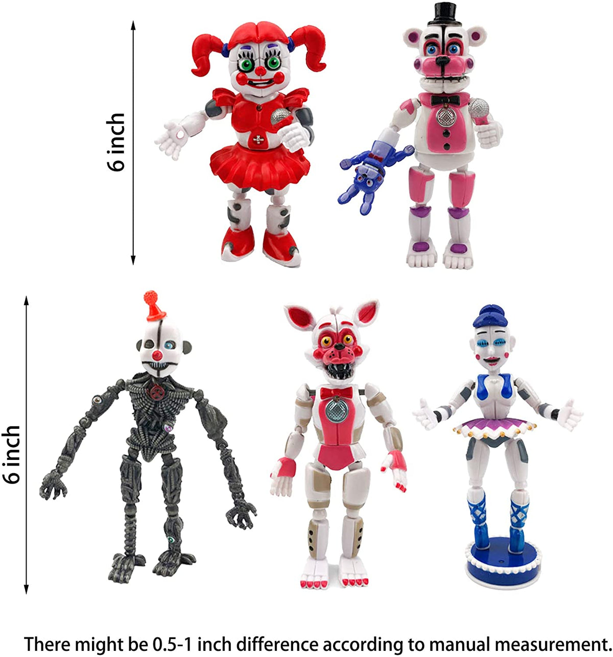 10Pcs Movable Action Figures A25225