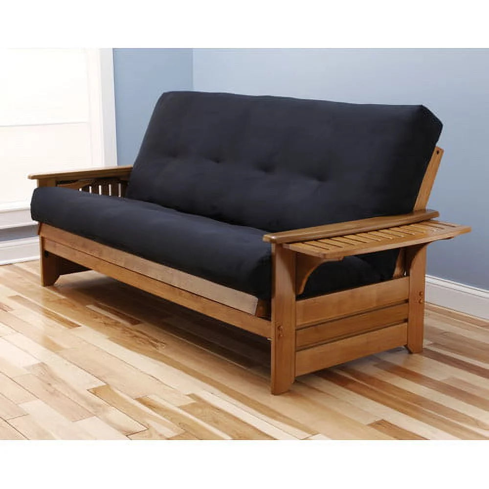 Light Brown Futon with Fabric Mattress L82970