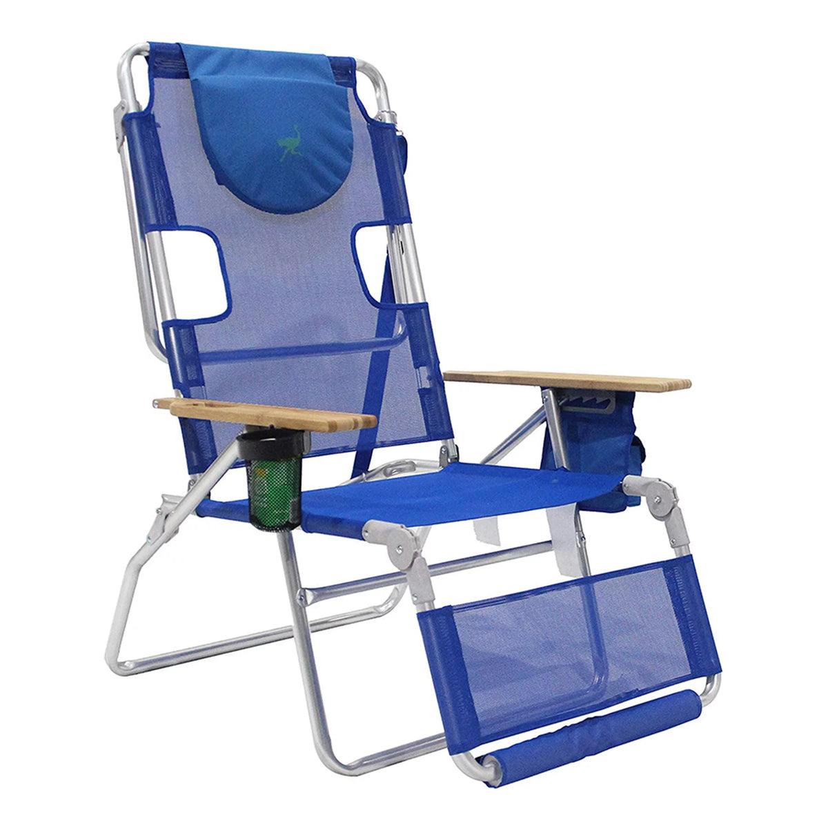 Blue 16" Tall Outdoor Lounge Reclining Chair 2 Pack U559