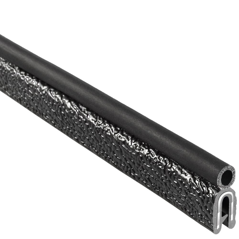PVC Plastic Trim Seal with EPDM Rubber Seal, 25 ft Length P636385