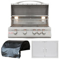32 in. Natural Gas Grill 3 Piece Package K67653