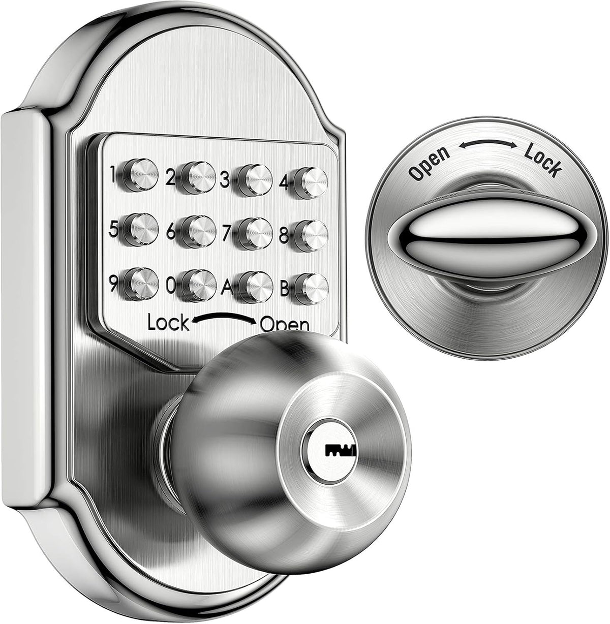 Keyless Deadbolt Lock Stainless Steel 304 Pack of 2 R444
