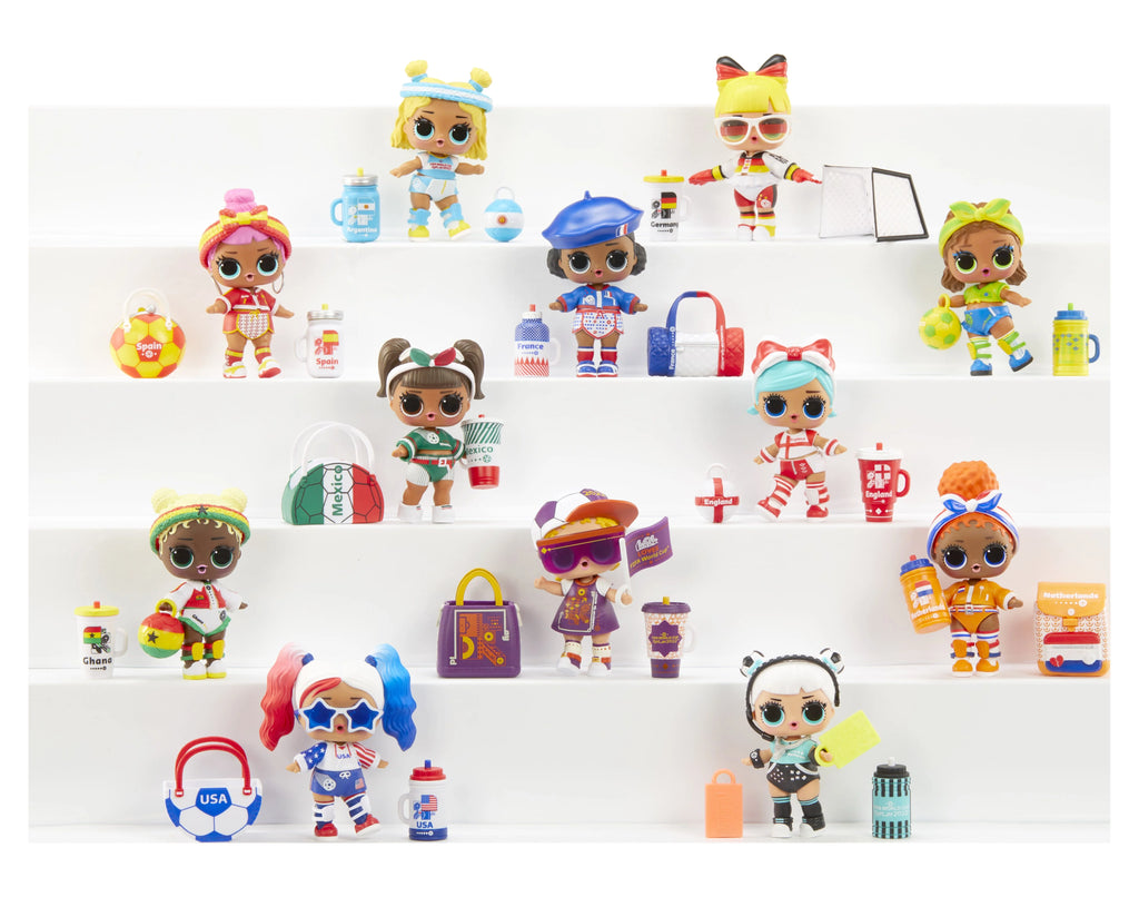 L.O.L. Surprise! X FIFA World Cup Qatar 2022 Dolls with 7 Surprises, Accessories, Limited Edition Collectible Soccer Themed Dolls O54287