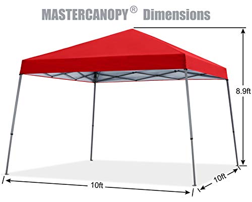 Portable Pop Up Canopy Tent 10x10 Blue L711620