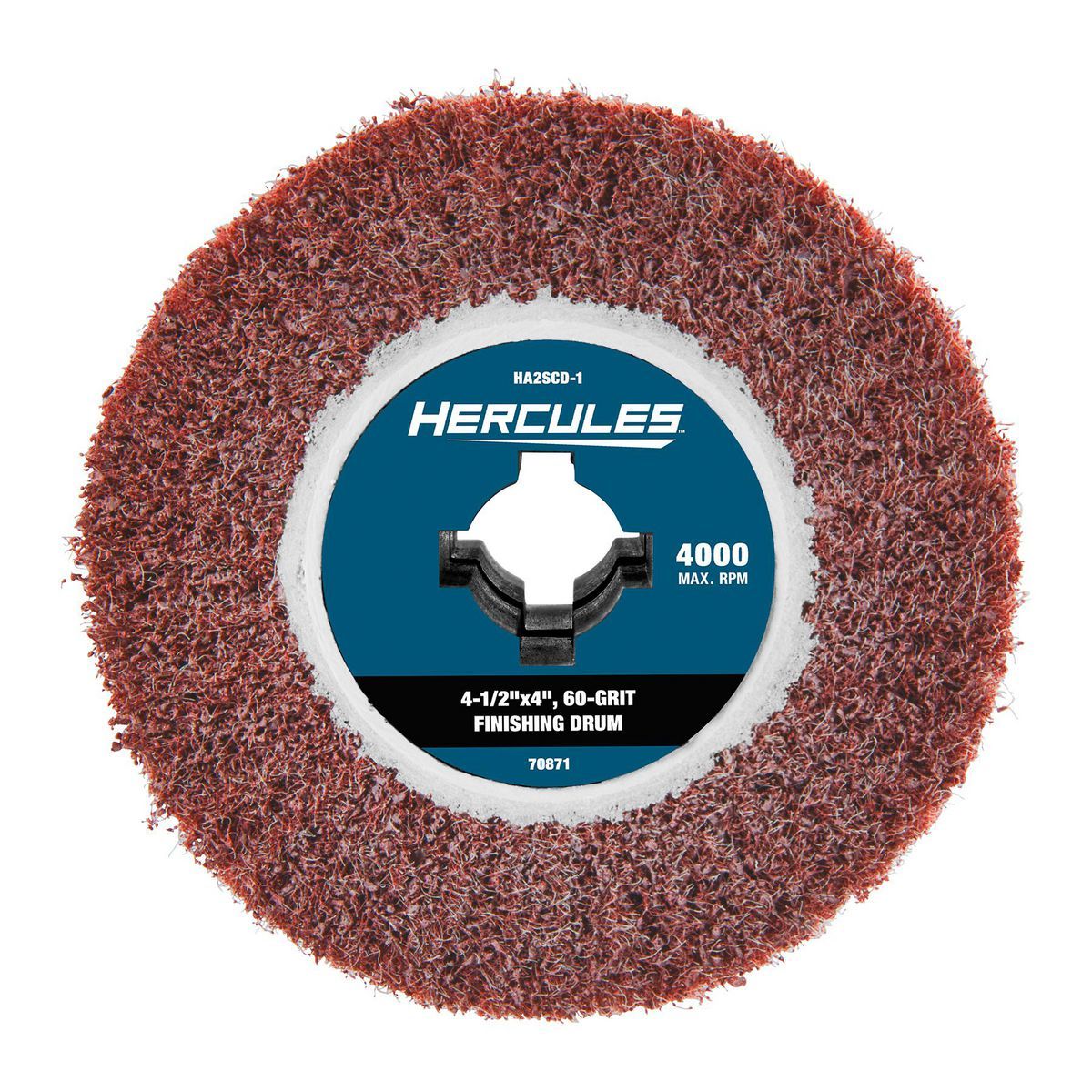 4-1/2 in. x 4 in. x 3/4 in. 60-Grit Finishing Drum Y455