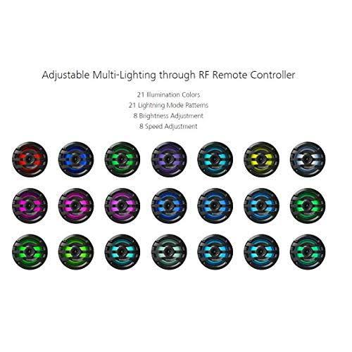 6.75" 2-Way Marine Speaker with RGB Lighting Q8621