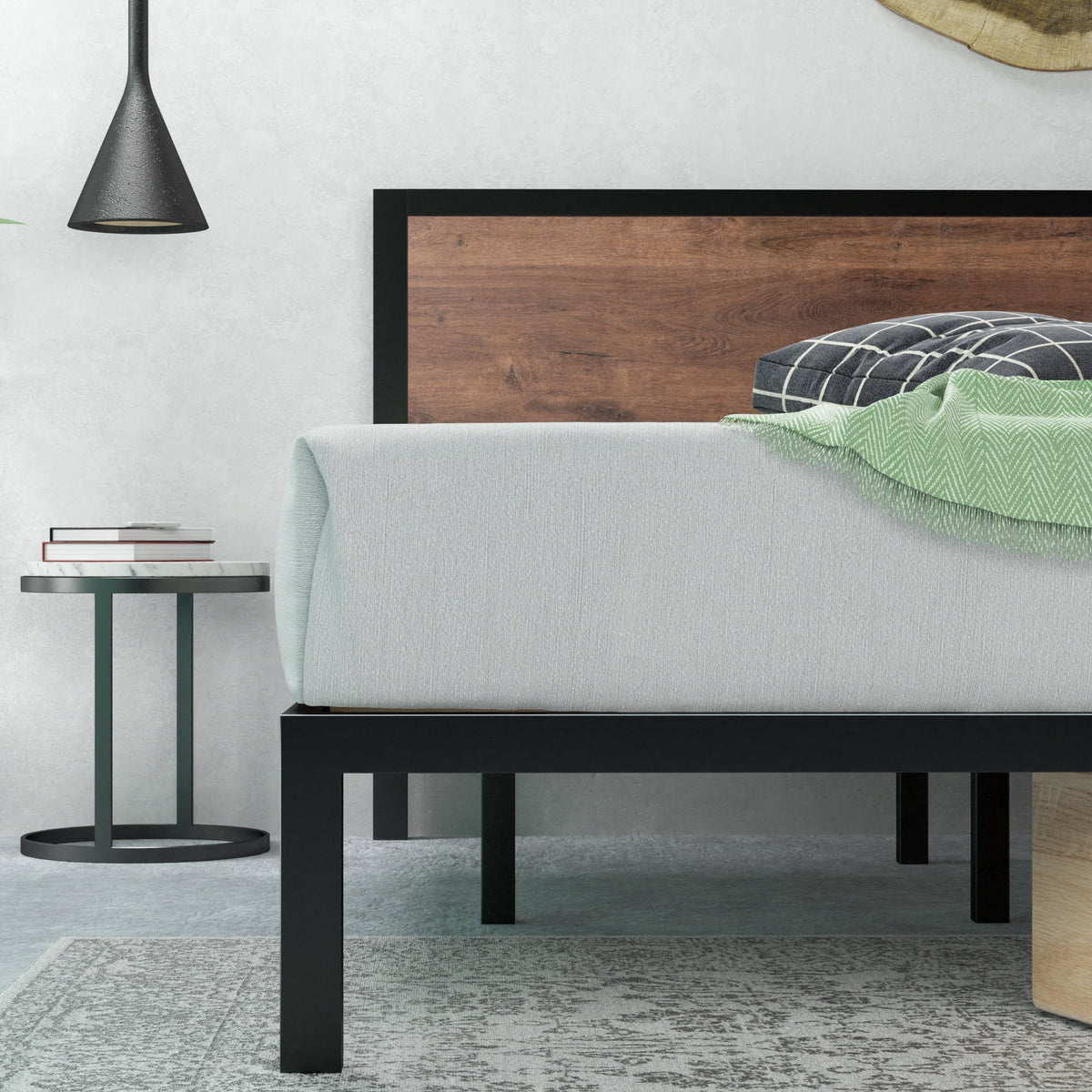 King Metal Platform Bed Frame L569