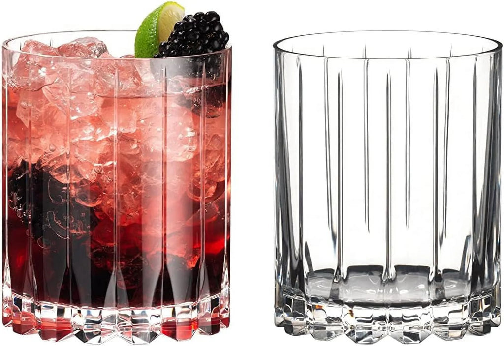Double Rocks Glassware Pack Of 2 A255616