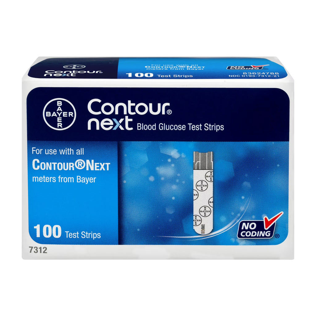 Contour Next Blood Glucose Test Strips, 100 Ct V453638