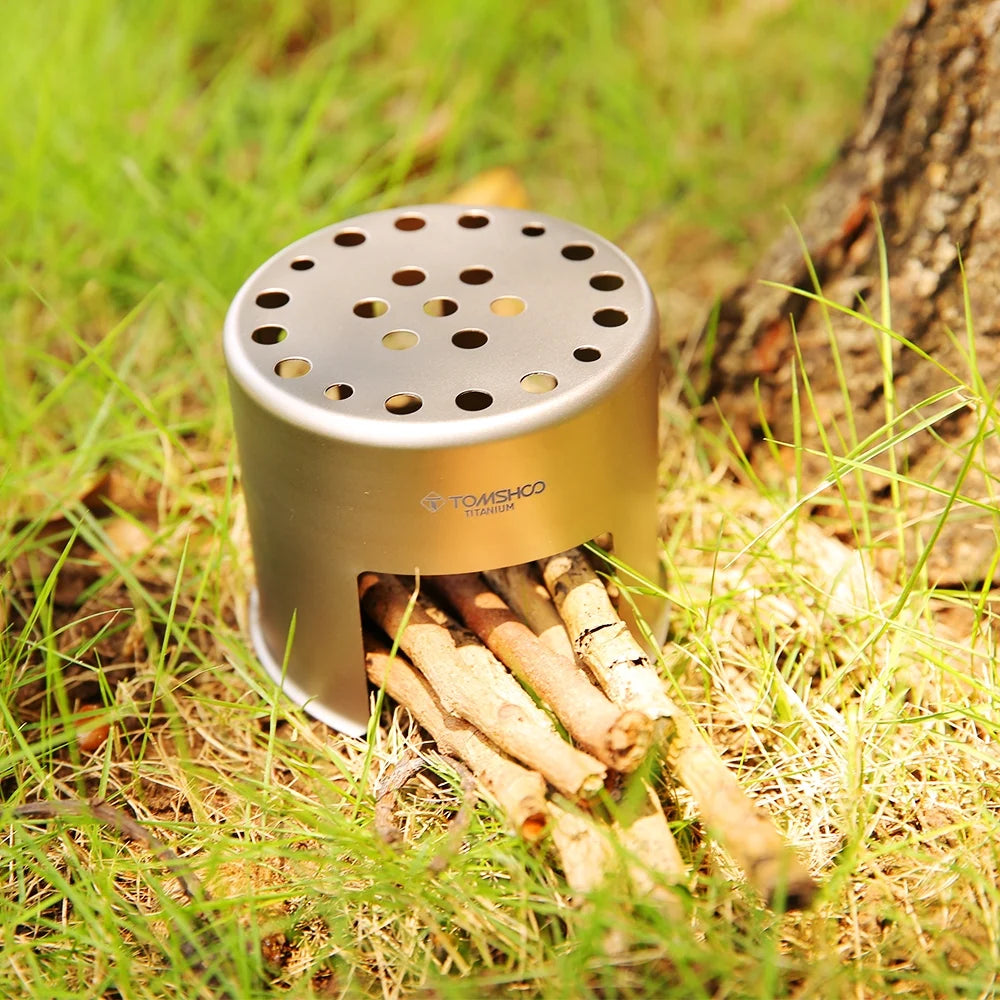 Ultra-lightweight Titanium Wood Camping A52892