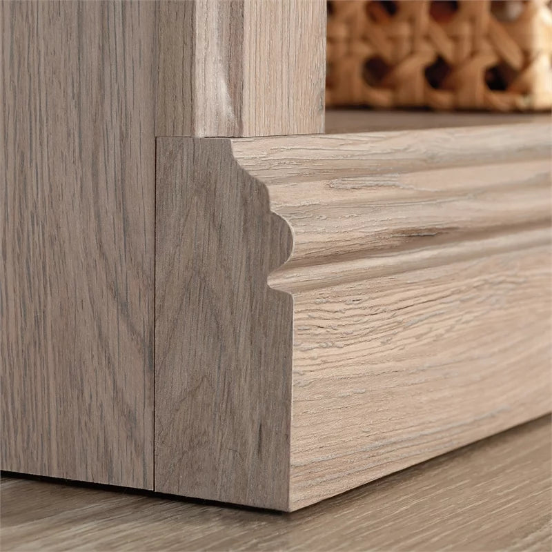 Contemporary Engineered Wood 3-Shelf Bookcase H94482