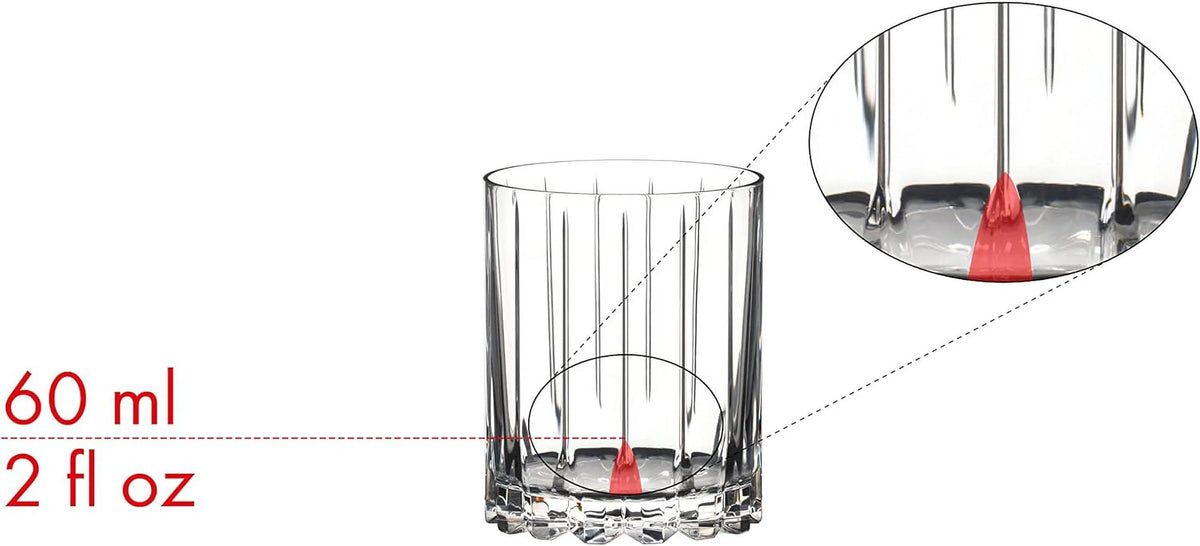 Double Rocks Glassware Pack Of 2 A255616