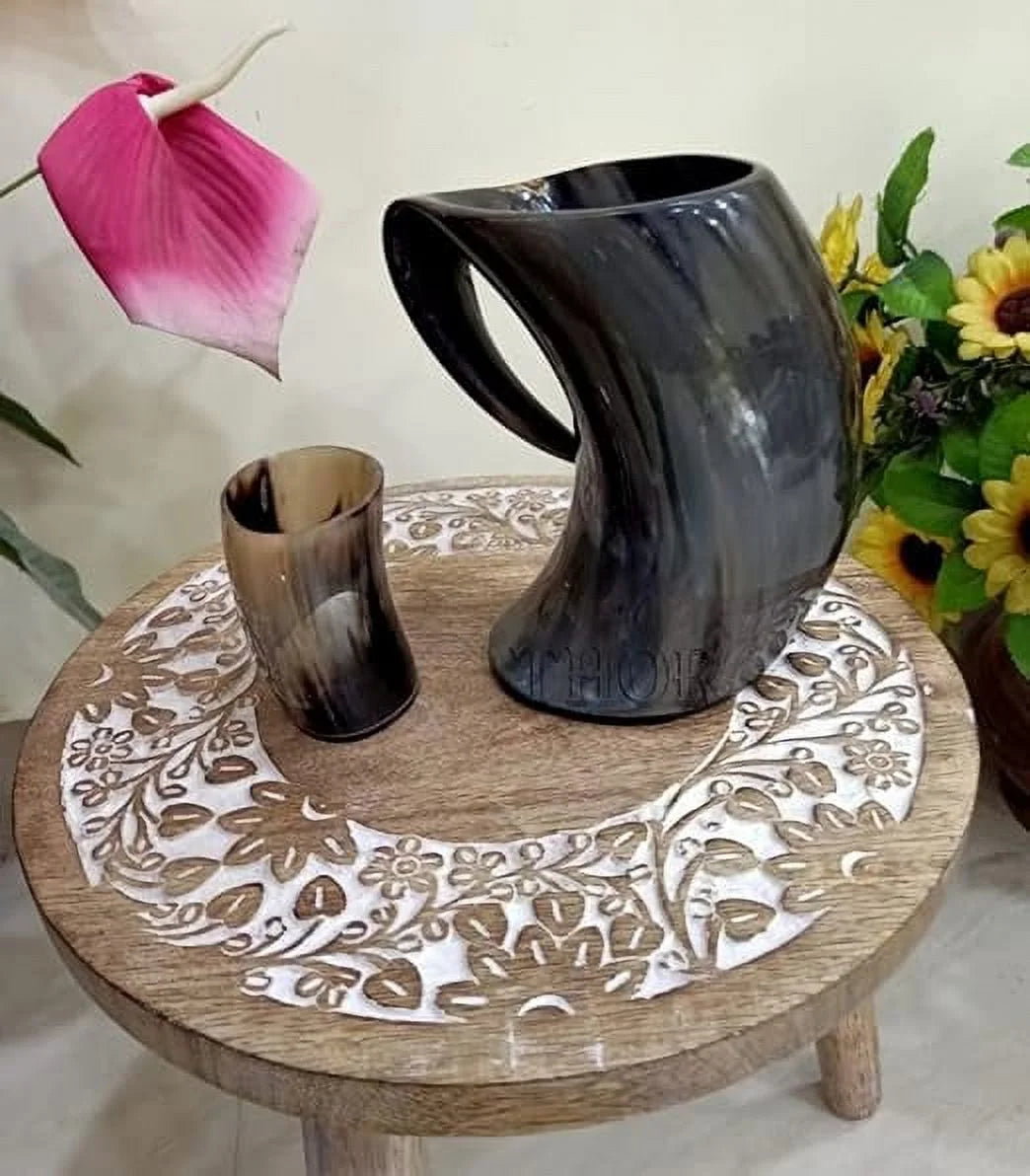 Handcrafted Horn Mug J167