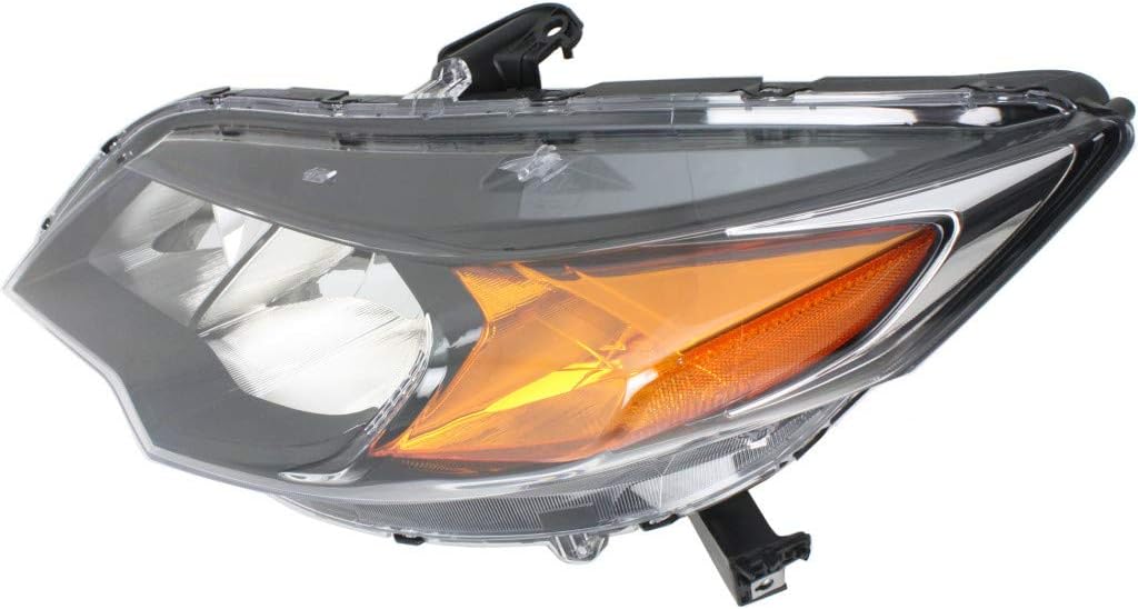 Halogen Headlight Assembly Pair for Honda Civic Coupe U53179