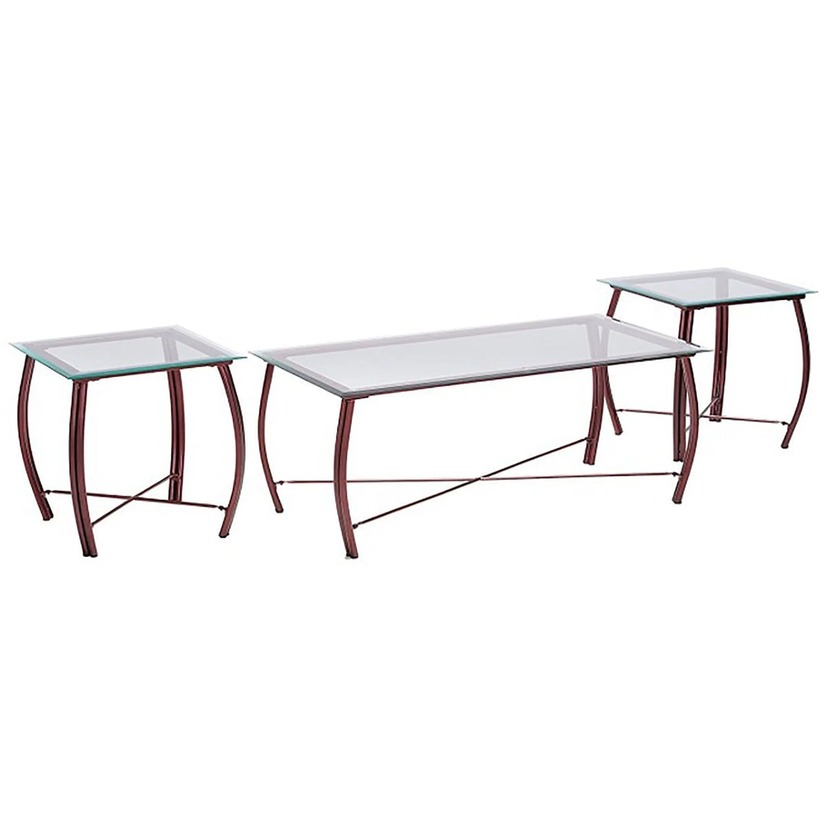 3 Piece Cocktail and End Table Set V390113