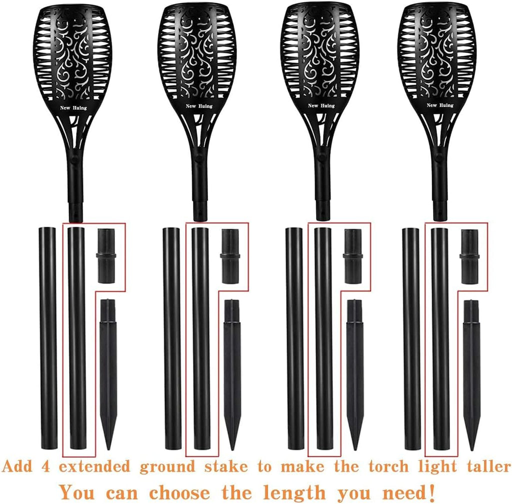 43 inch 96 LED Solar Torch Lights F37056