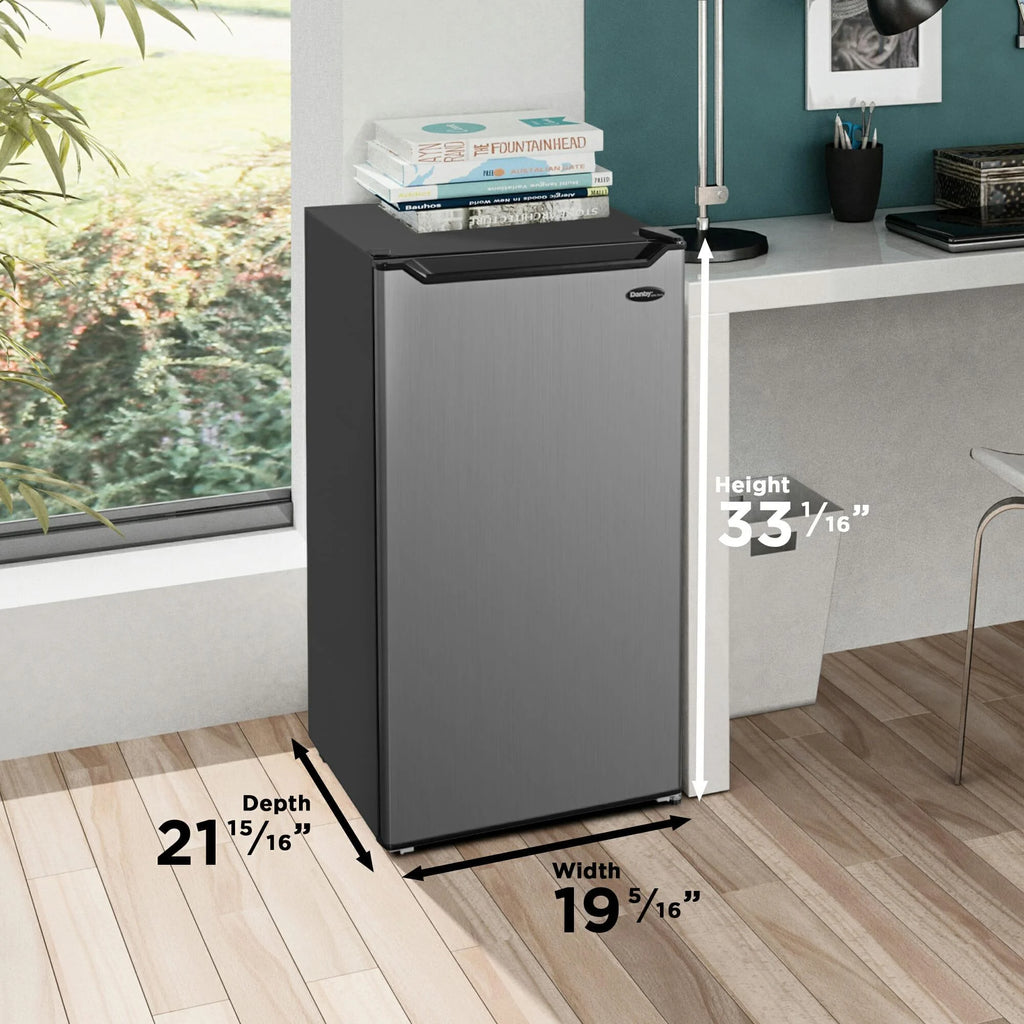 4.4 cu. ft. Compact Refrigerator Spotless Steel R886635