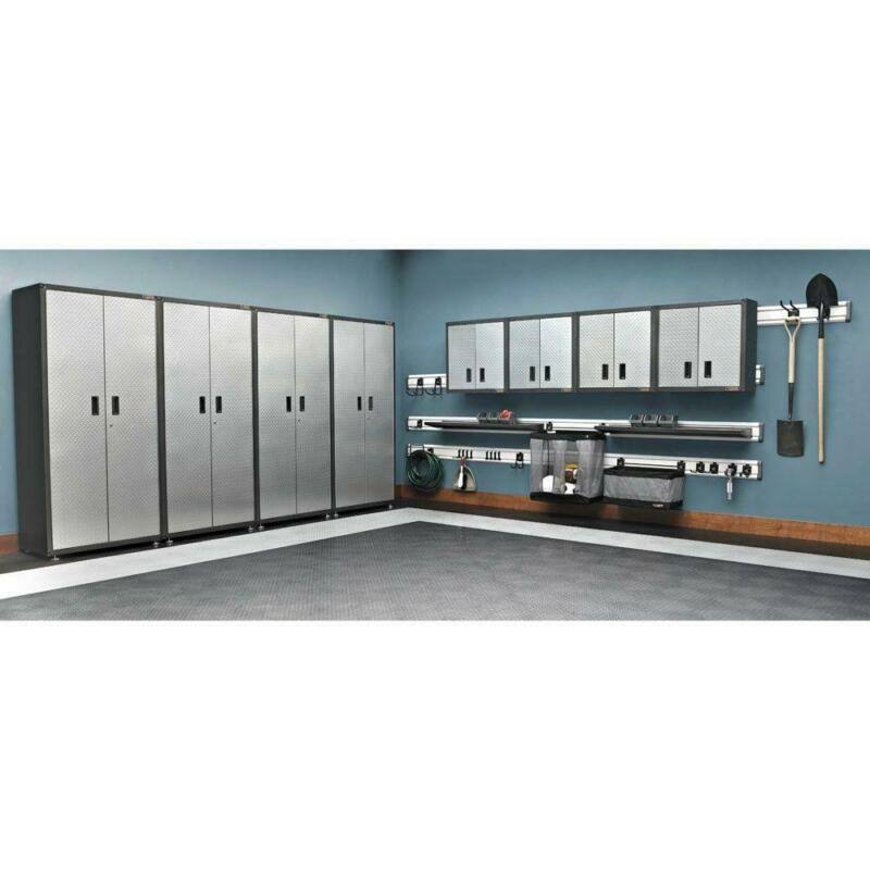 Silver Wall Mount Garage Storage Cabinet Tool Box Z810